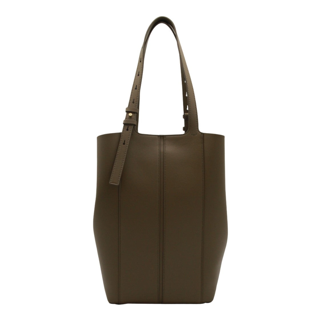 Golden Goose Structured Brown Tote With Adjustable Straps