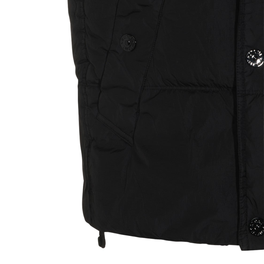 Stone Island Sleeveless Padded Vest With High Stand Collar