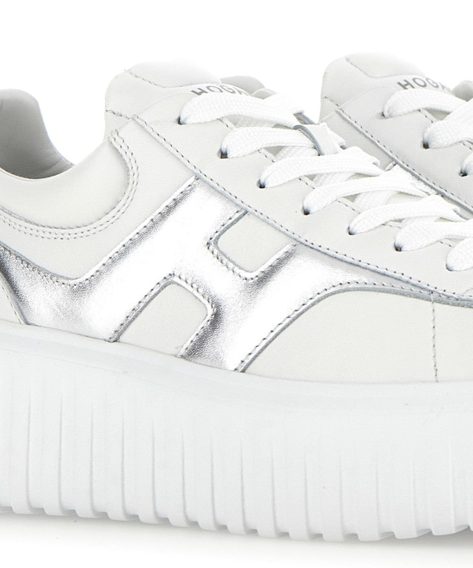 Hogan Chunky Sole White Sneakers