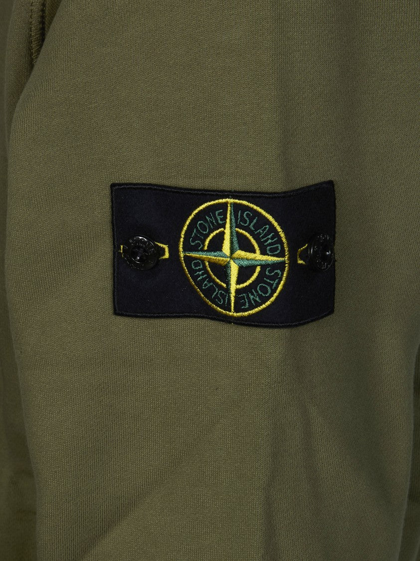 Stone Island Premium Cotton Ribbed Trim Sweatshirt