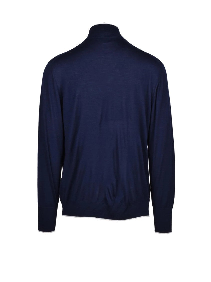 Eleventy Zip Cardigan - Multicolor
