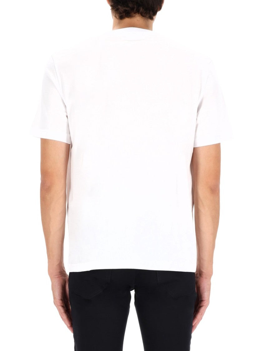 Lanvin White Straight-Fit Logo T-Shirt