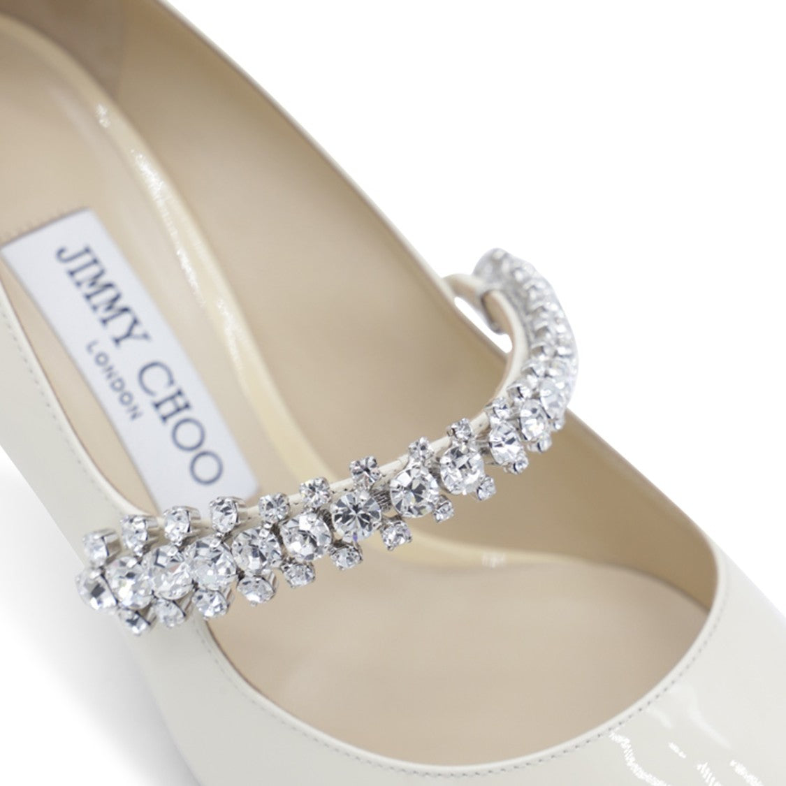 Jimmy Choo White Leather Pumps