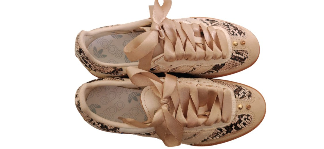 Nike Beige Sneakers With Snake Print Accents