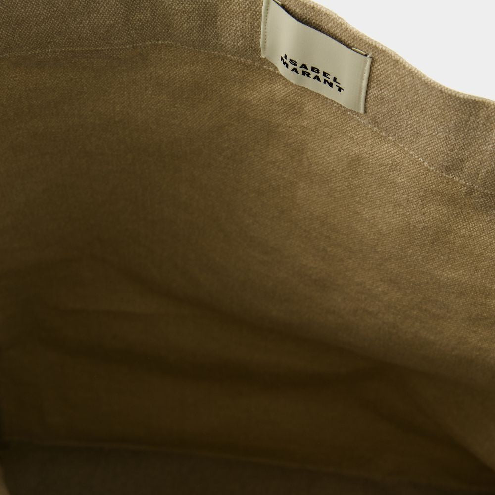 Isabel Marant Yenky Gz Tote Bag - Cotton - Beige