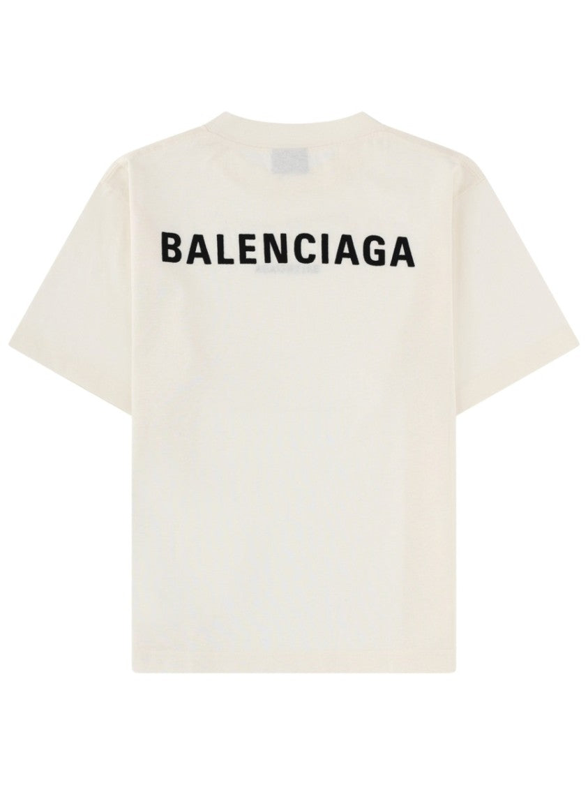 Balenciaga Minimalist Cotton Logo T-Shirt