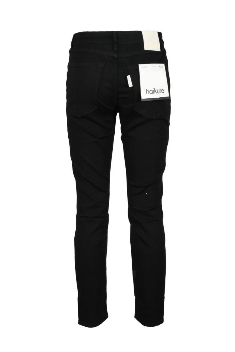 Haikure Black Slim Stretch Jeans