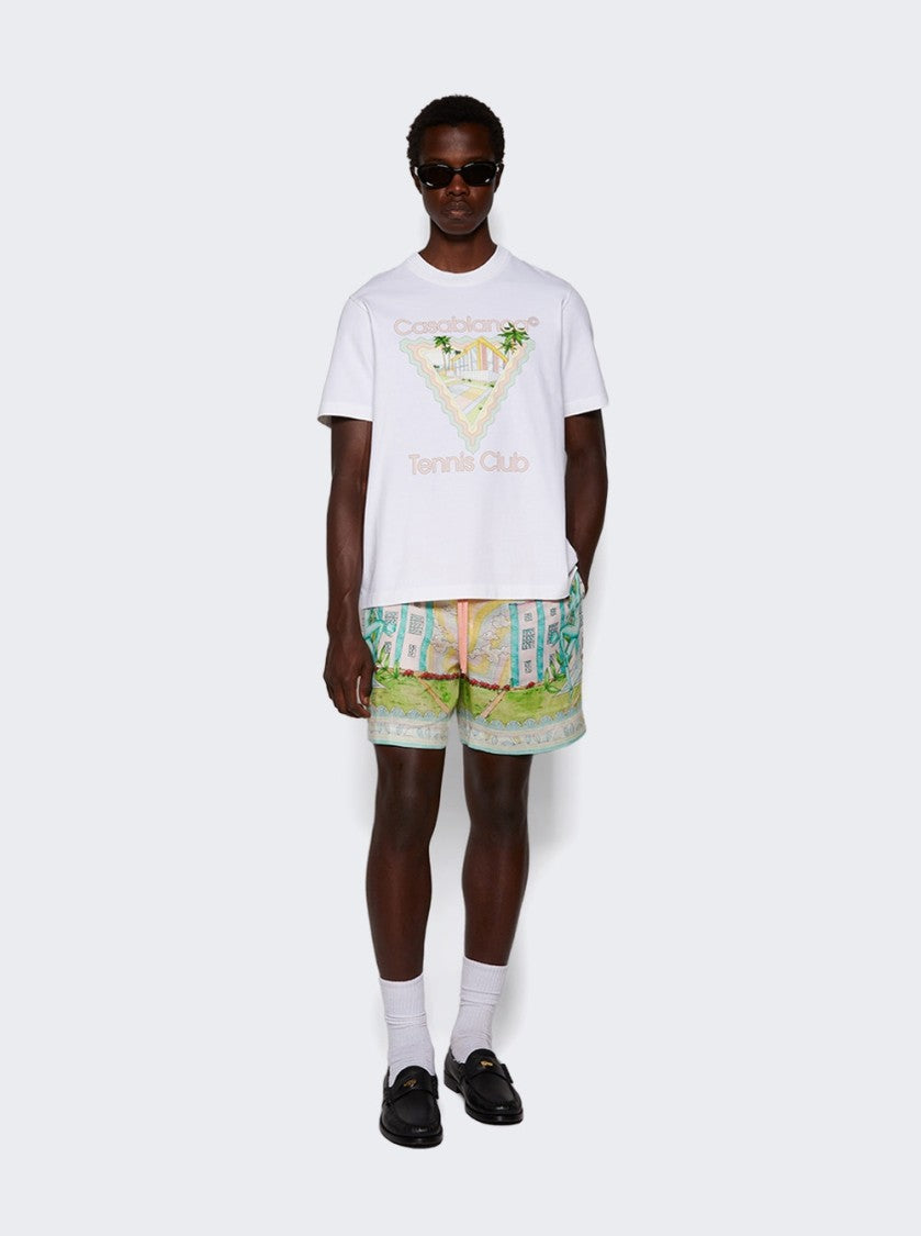 Casablanca Printed Drawstring Shorts