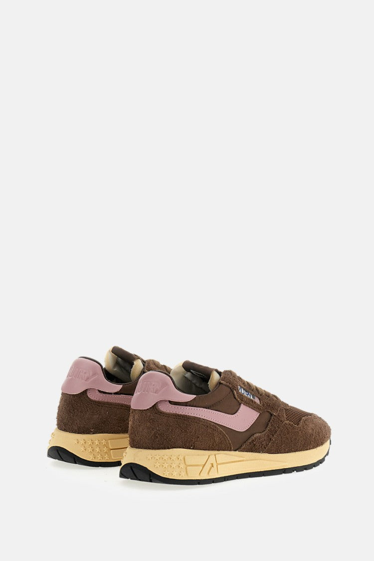 Autry Reelwind Low Nylon Suede Sneakers