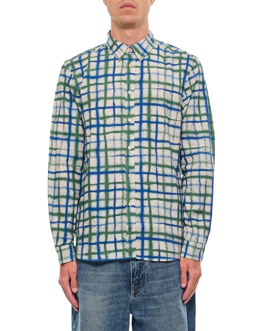 Paul Smith Mens Ls Regular Fit Shirt Bd Col