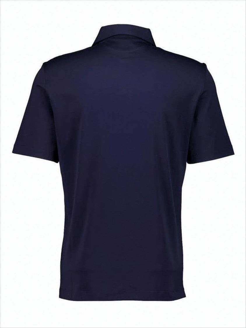 Brunello Cucinelli Short-Sleeve Polo Shirt With Traditional Collar