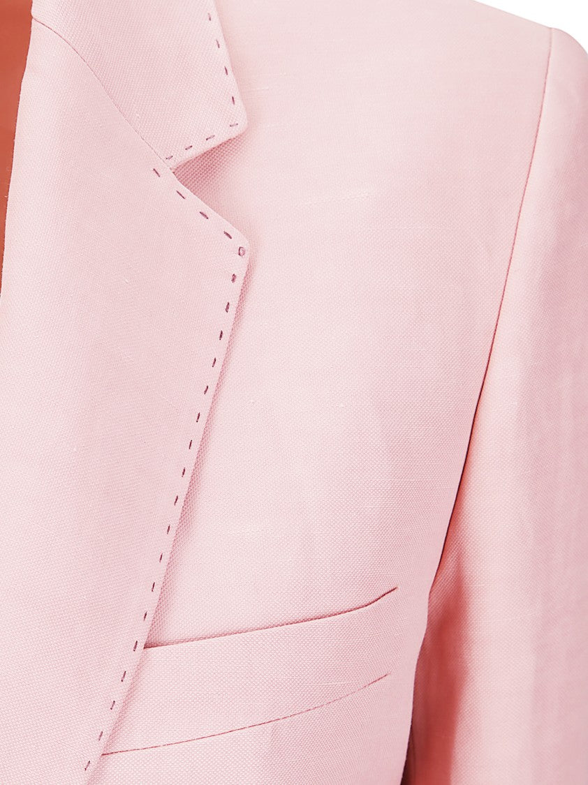 Alberto Biani Single-Breasted Blazer Jacket