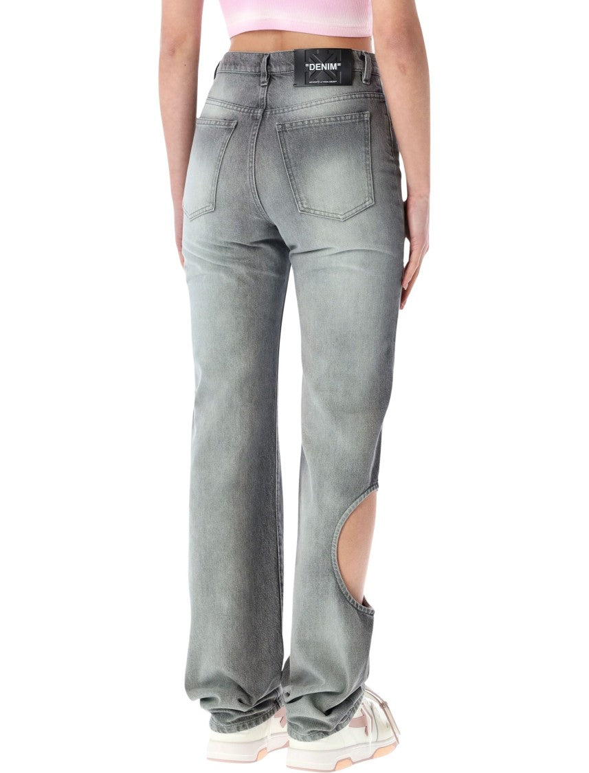 Off-White New Meteor Grey Denim Pants