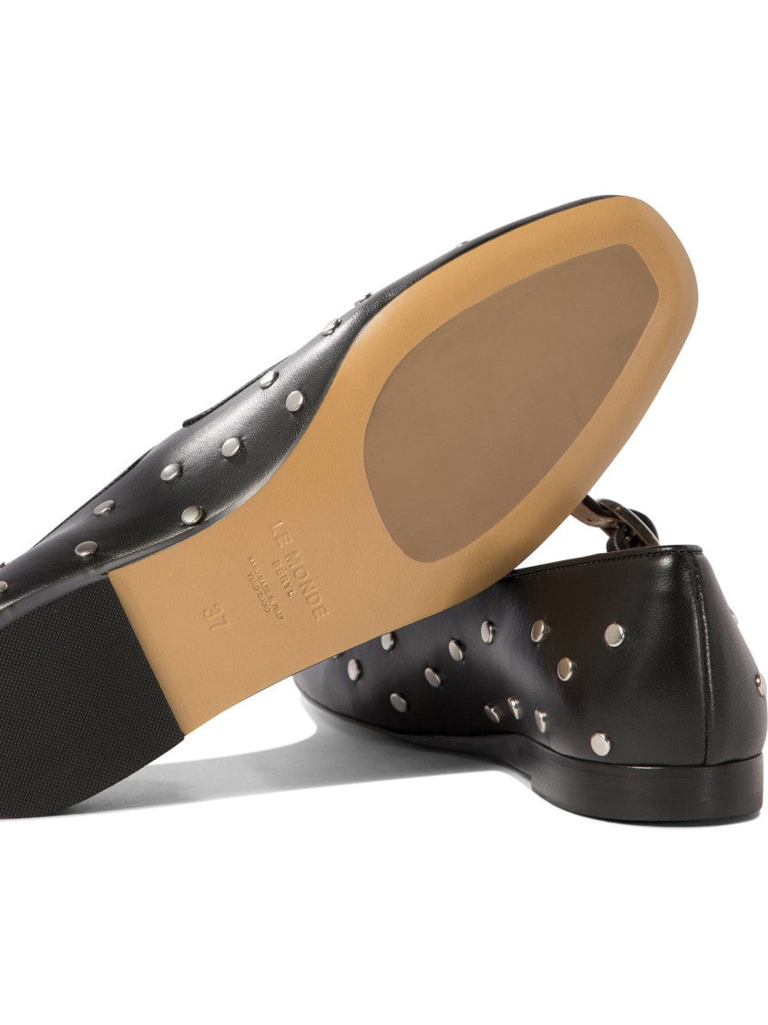Le Monde Béryl Mary Jane Studded Ballet Flats
