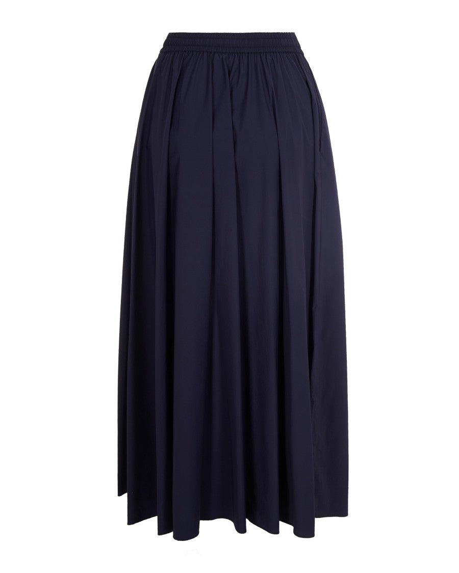 Herno Ultralight Stretch Nylon Midi Skirt With Adjustable Waistband