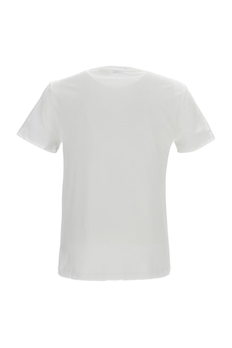 Polo Ralph Lauren White Printed Cotton T-Shirt