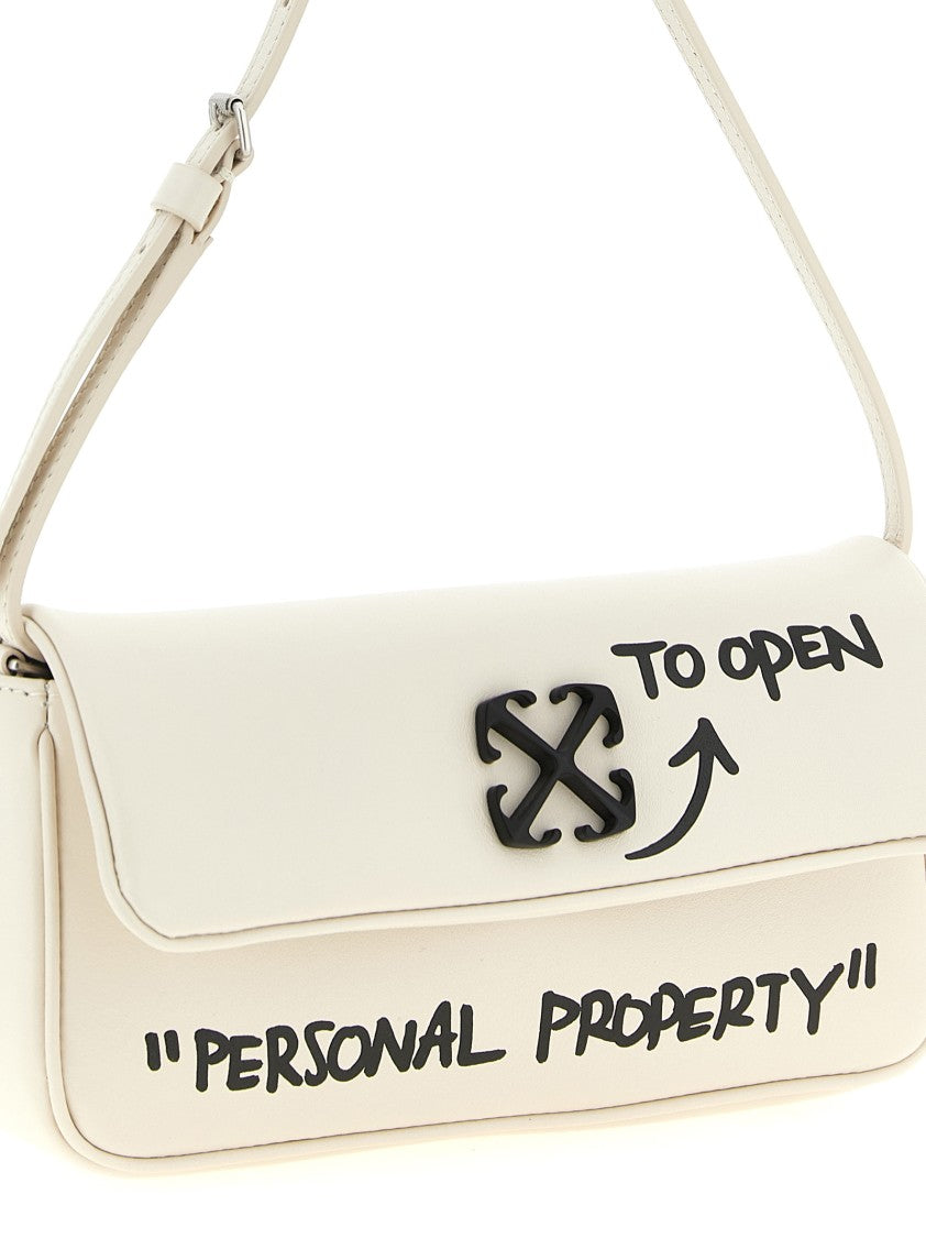 Off-White 'Jitney 0.7' Leather Arrow Logo Bag