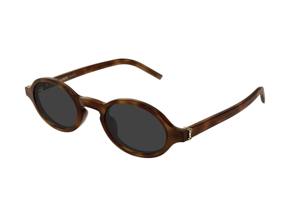 Saint Laurent Sl M161 Tortoiseshell Round Acetate Sunglasses