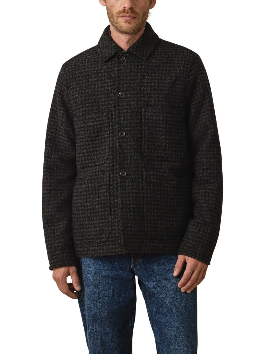 Paul Smith Dogtooth Wool-Blend Chore Jacket