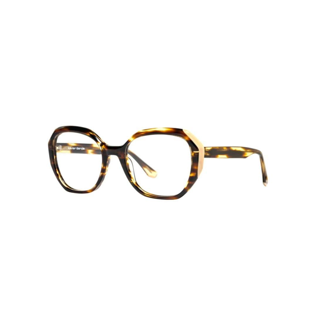 Xavier Garcia Design Ravi C-3 Oversized Square Frame Tortoiseshell Eyeglasses