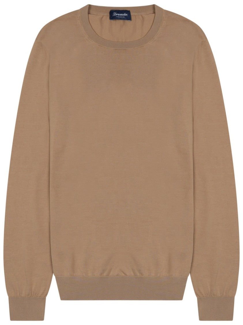 Drumohr Crew Neck Cotton Sweatshirt