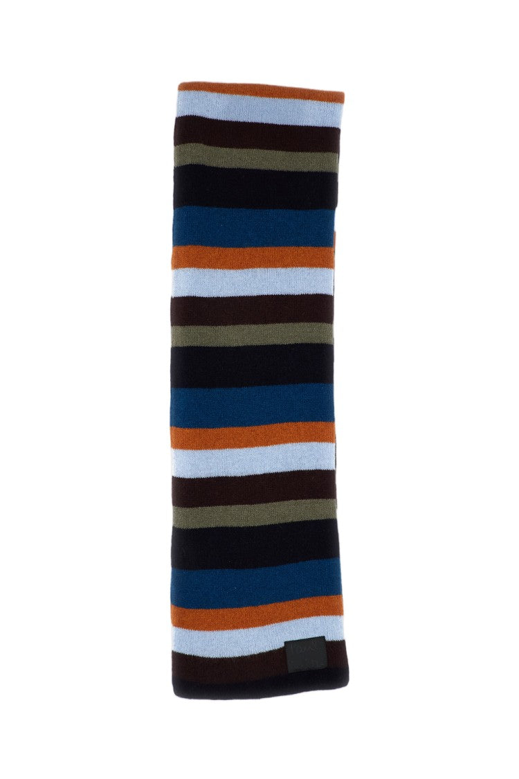 Paul Smith Multicolor Striped Wool Scarf