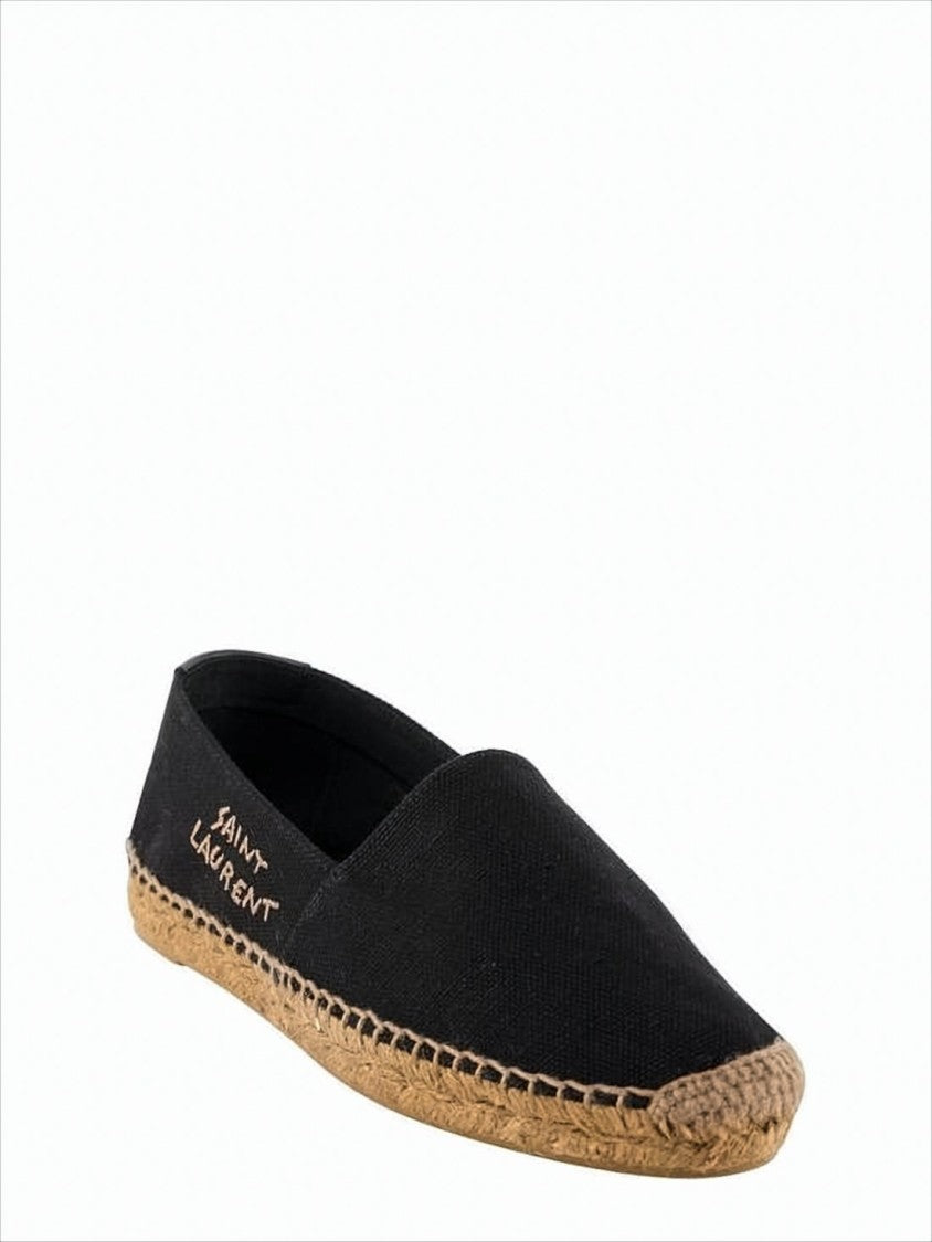 Saint Laurent Slip-On Espadrille Sneakers With Jute-Wrapped Midsole