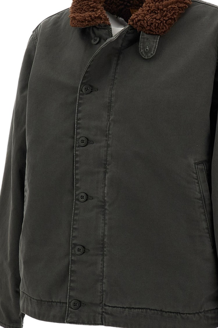 Levi's Green Deck Sherpa-Lined Cotton Jacket