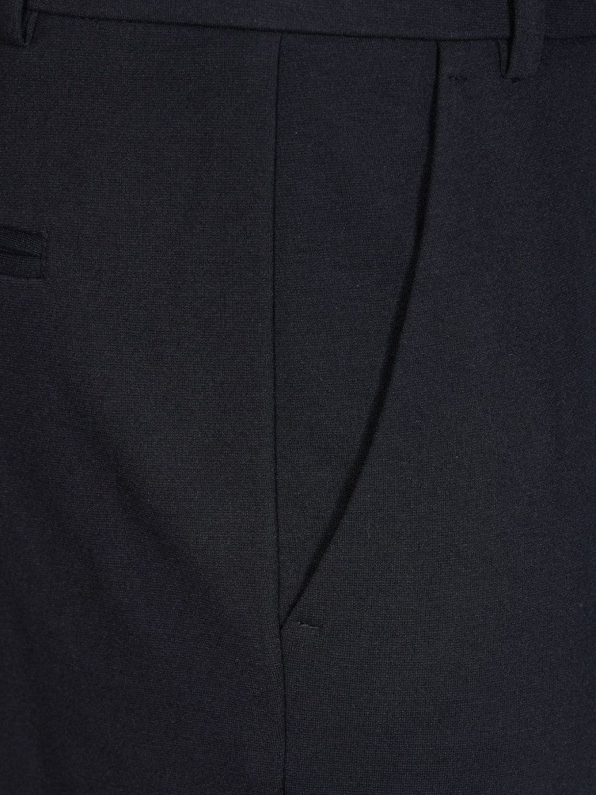 Pinko Black Tapered Defined Structure Slim Tailored Pants