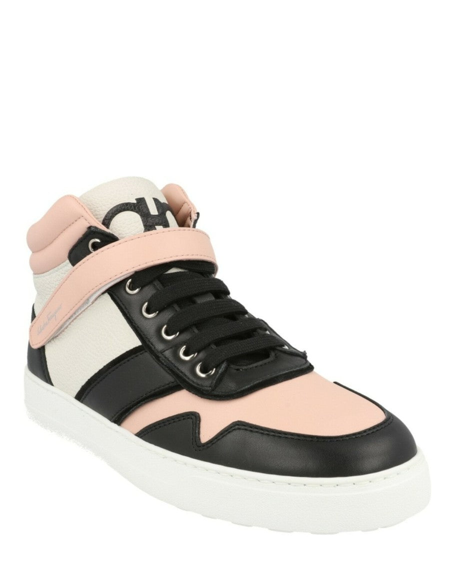 Ferragamo Noe High-Top Sneakers