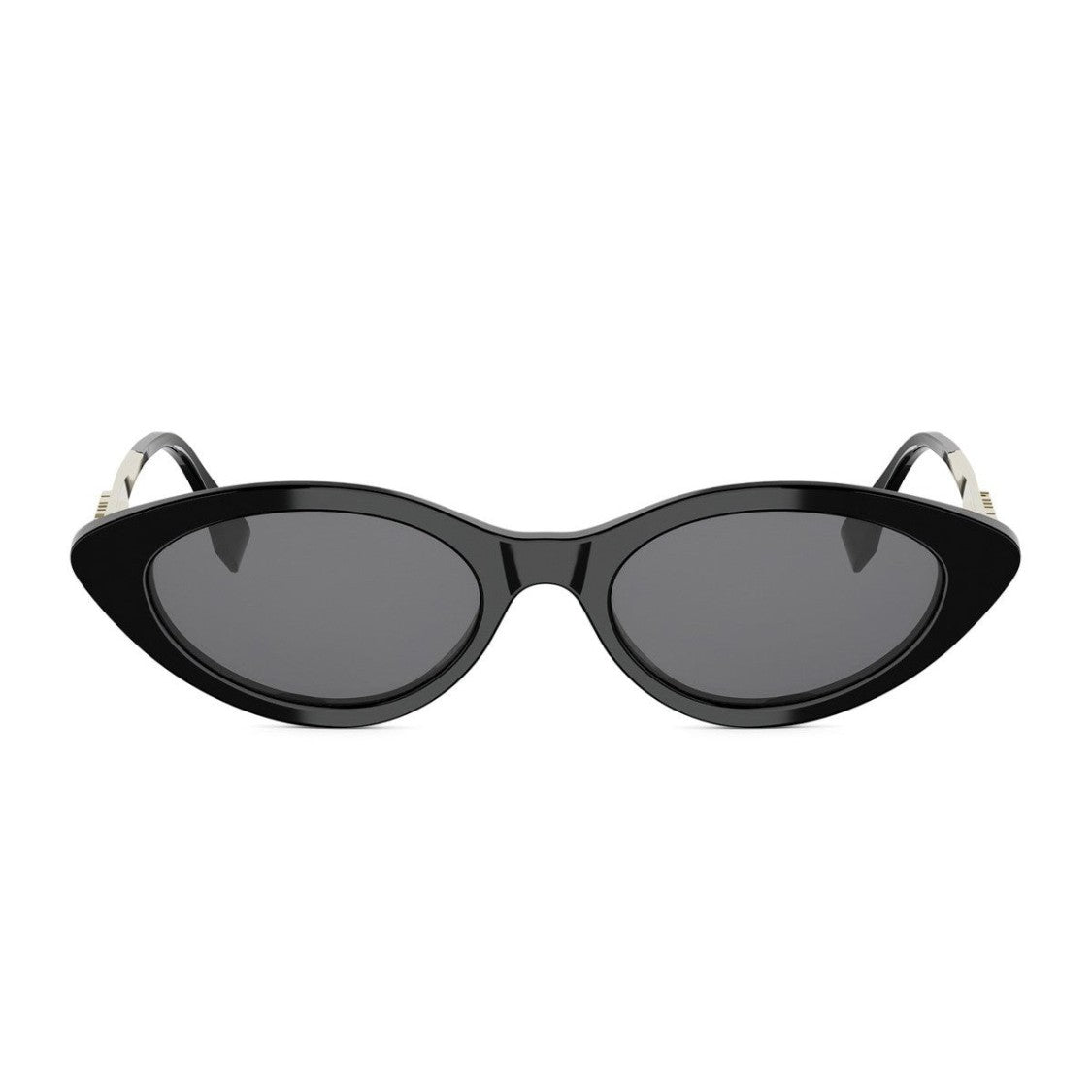 Fendi Black Fendigraphy Acetate Cat-Eye Sunglasses
