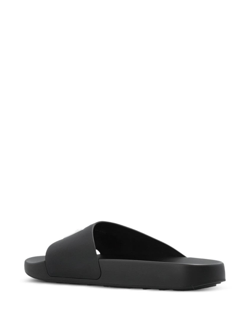 Givenchy Flat Shoes With Wide Strap And Logo Detail