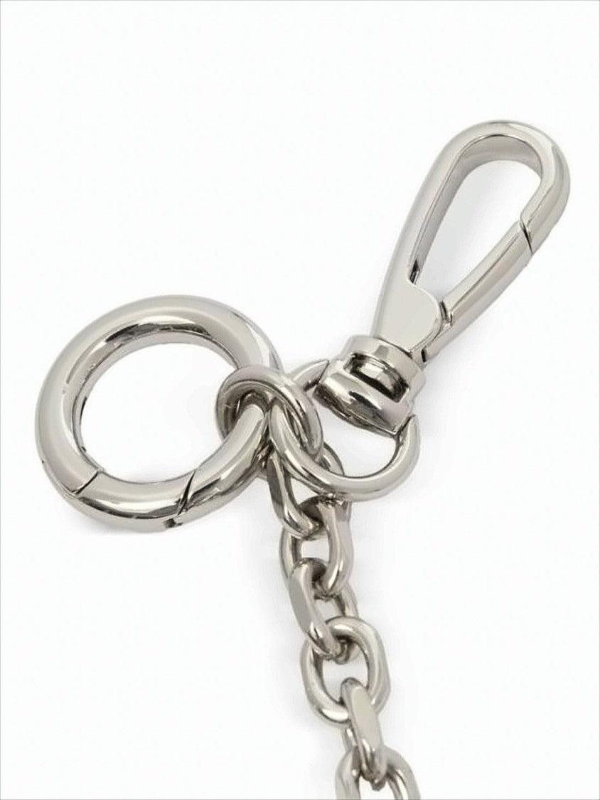 Maison Margiela Rectangular Calf Leather Keychain Wallet