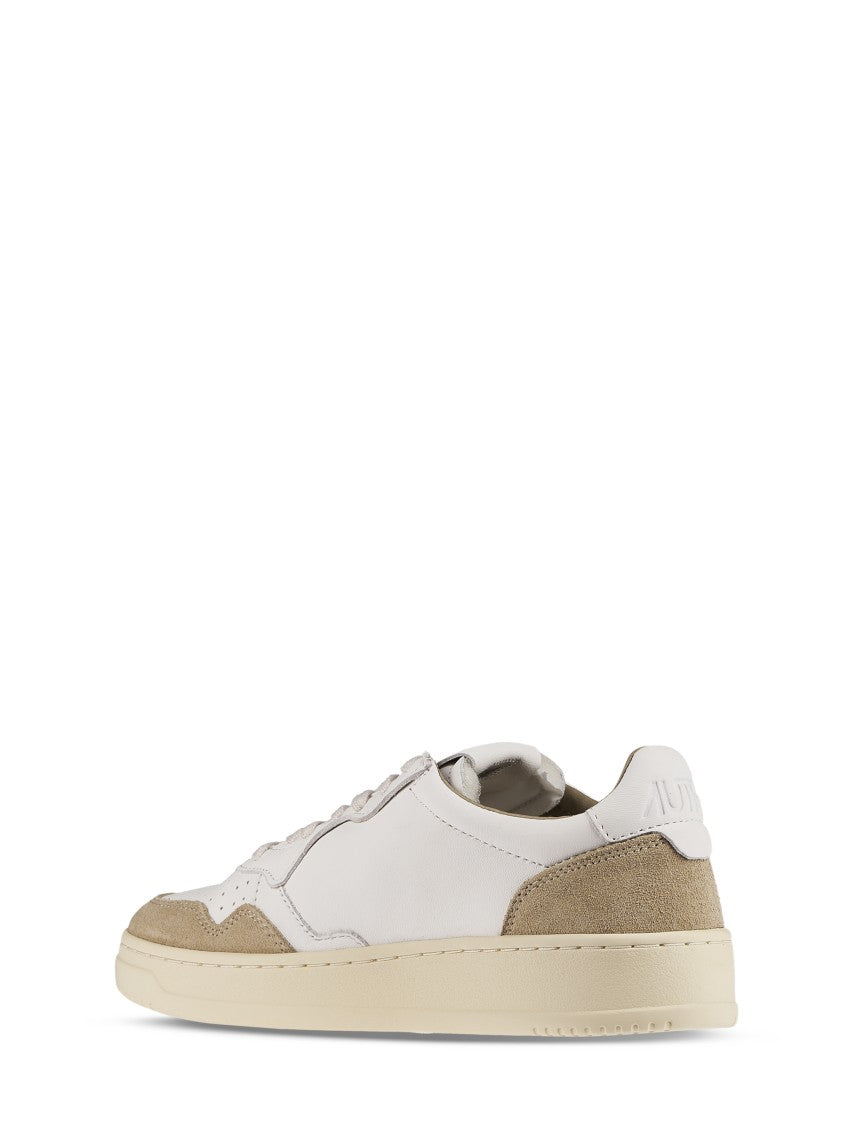 Autry Goat Leather And Suede Sneakers