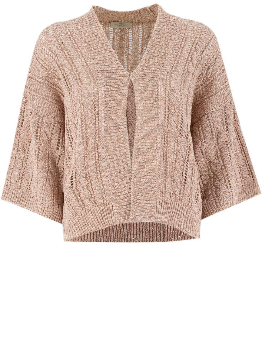 Panicale Knit Cardigan With Open Front
