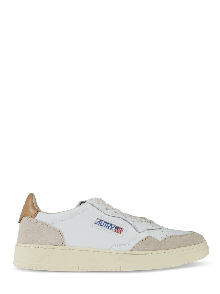 Autry Low-Top Sneakers With Suede Overlays