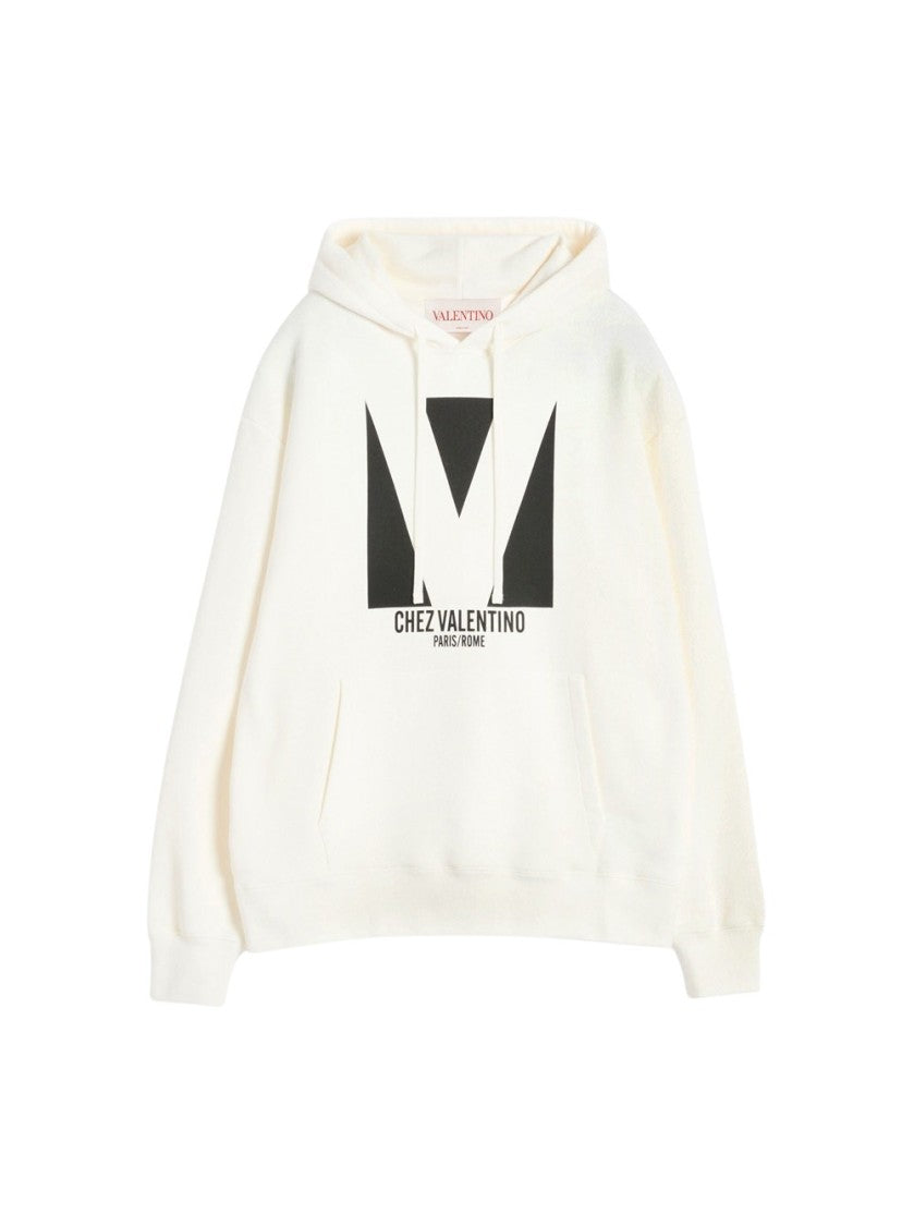 Valentino Chez Sweatshirt Avorio