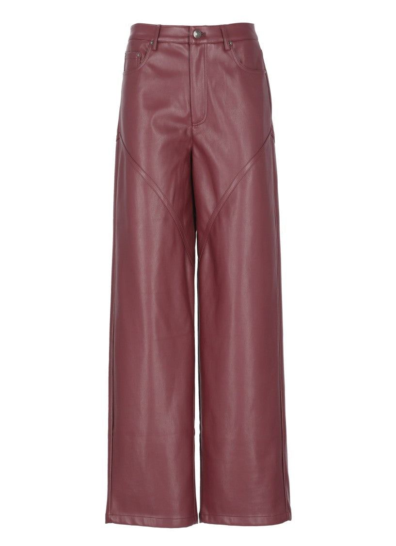 Rotate Synthetic Leather Pants