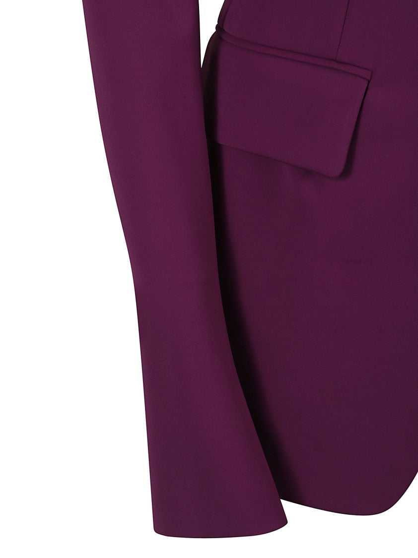 Max Mara Tailored Single-Breasted Jacket With Notched Lapels