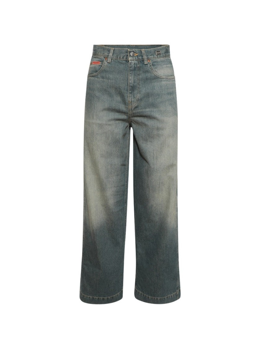 Martine Rose Sports Jeans Blue