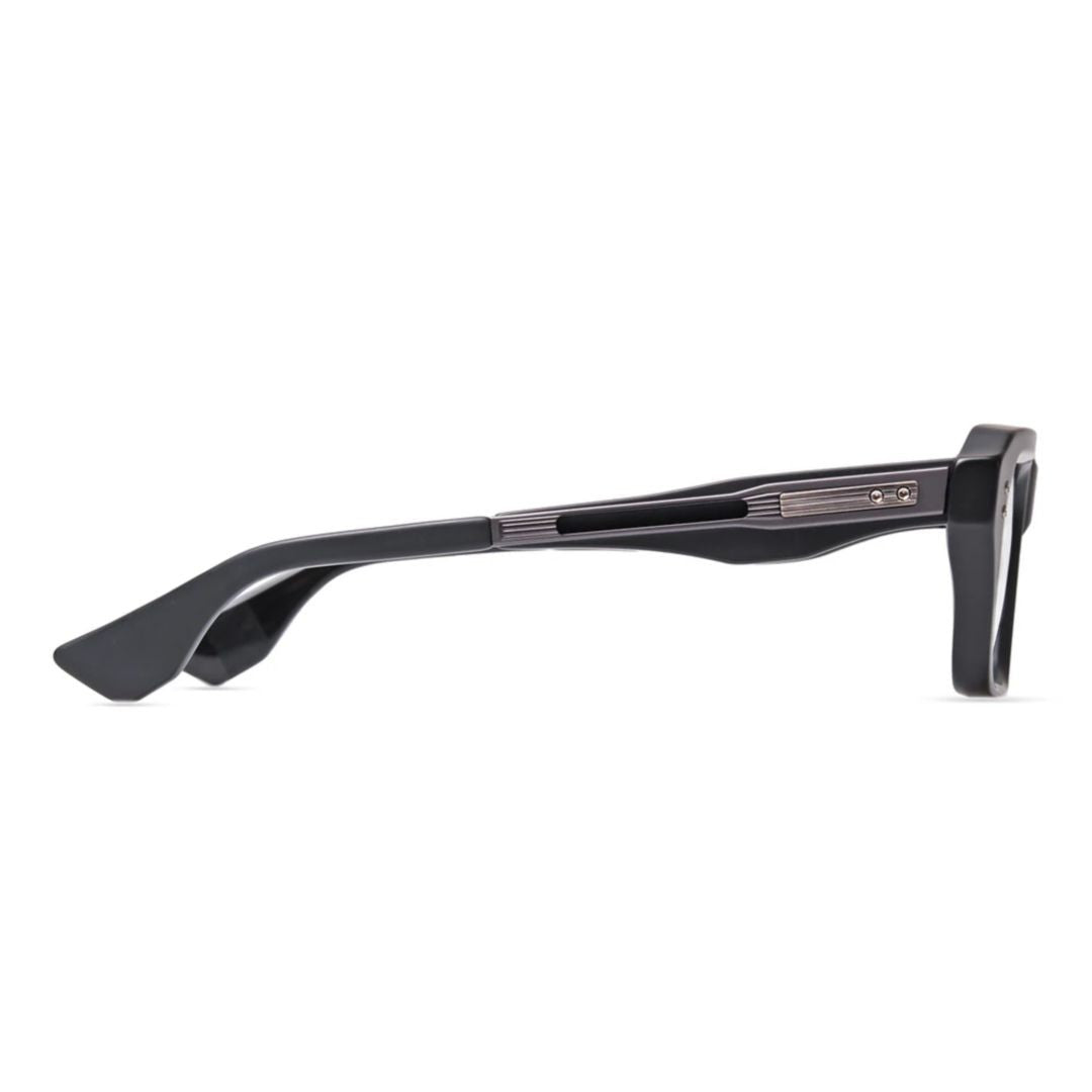 Dita Detron Bold Rectangular Frame Sunglasses With Distinctive Metal Accents