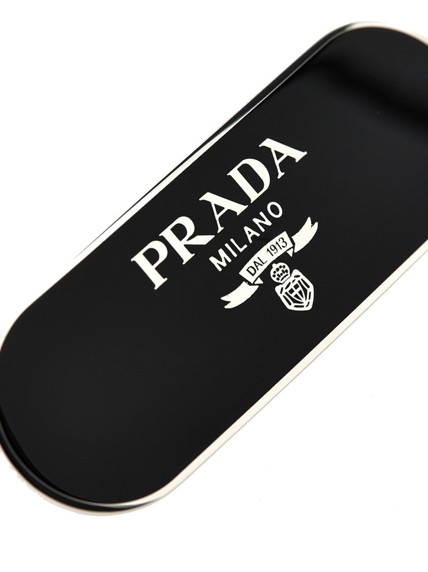 Prada Logo Hair Clip