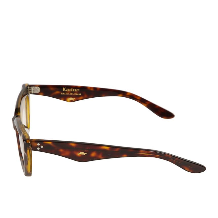 Kador Alexandra Bold Angular Cat-Eye Sunglasses With Tortoiseshell Frame