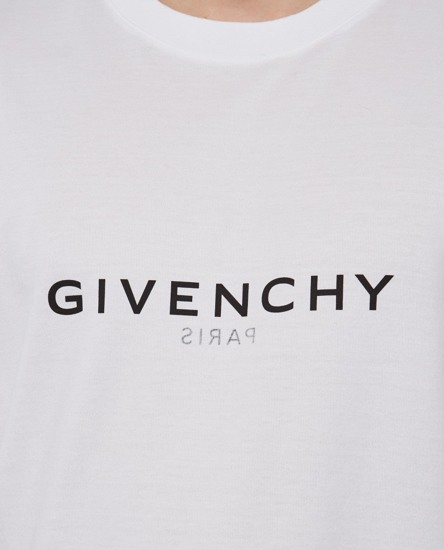 Givenchy Slim Fit White Cotton T-Shirt