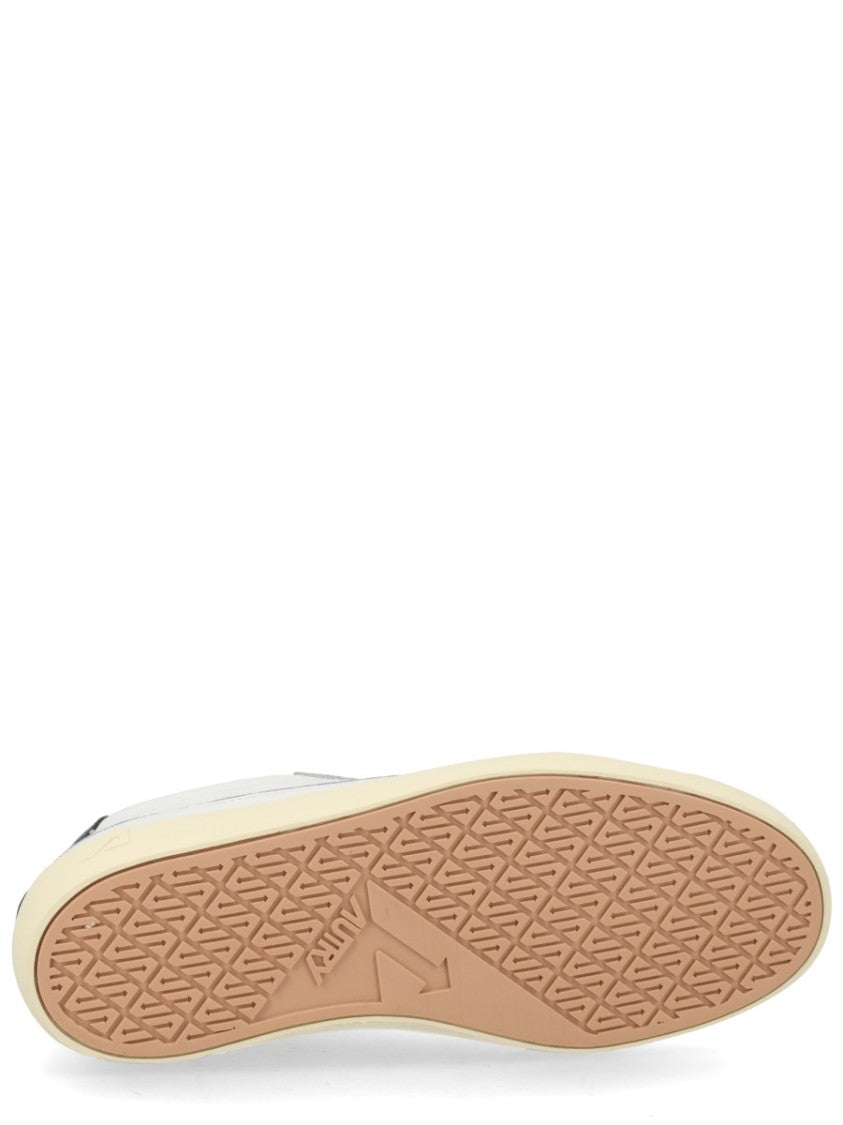 Autry White Leather Suede Accents Sneakers