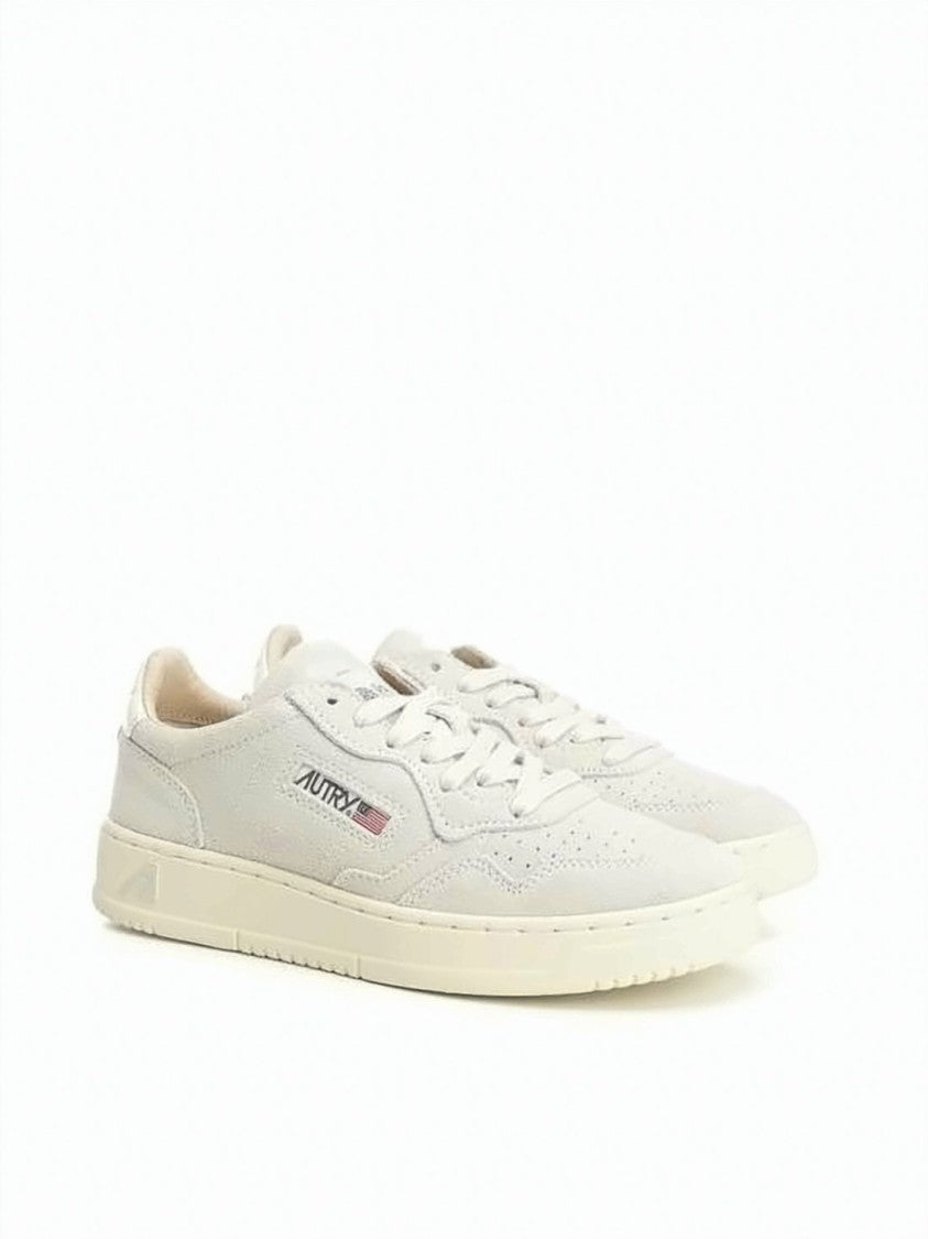 Autry Suede Upper Low-Top Sneakers With Minimalist Design