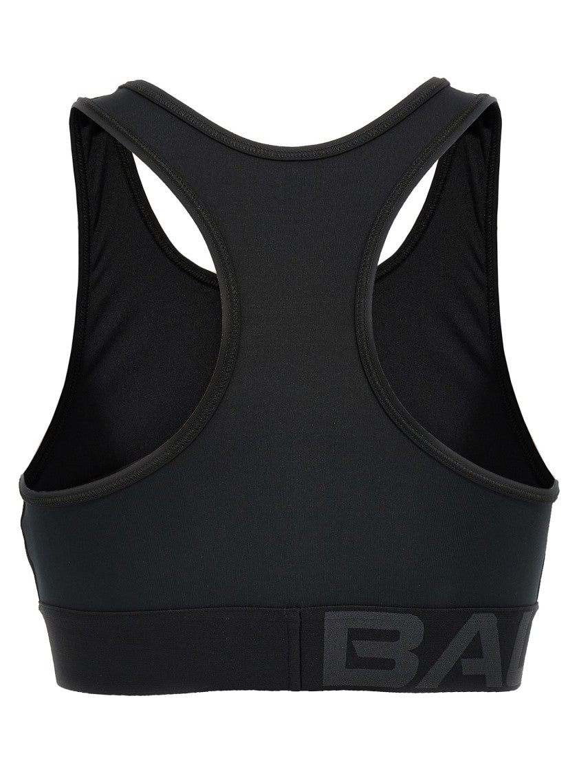 Balenciaga Bodycon Racerback Sports Top In Stretch Technical Jersey