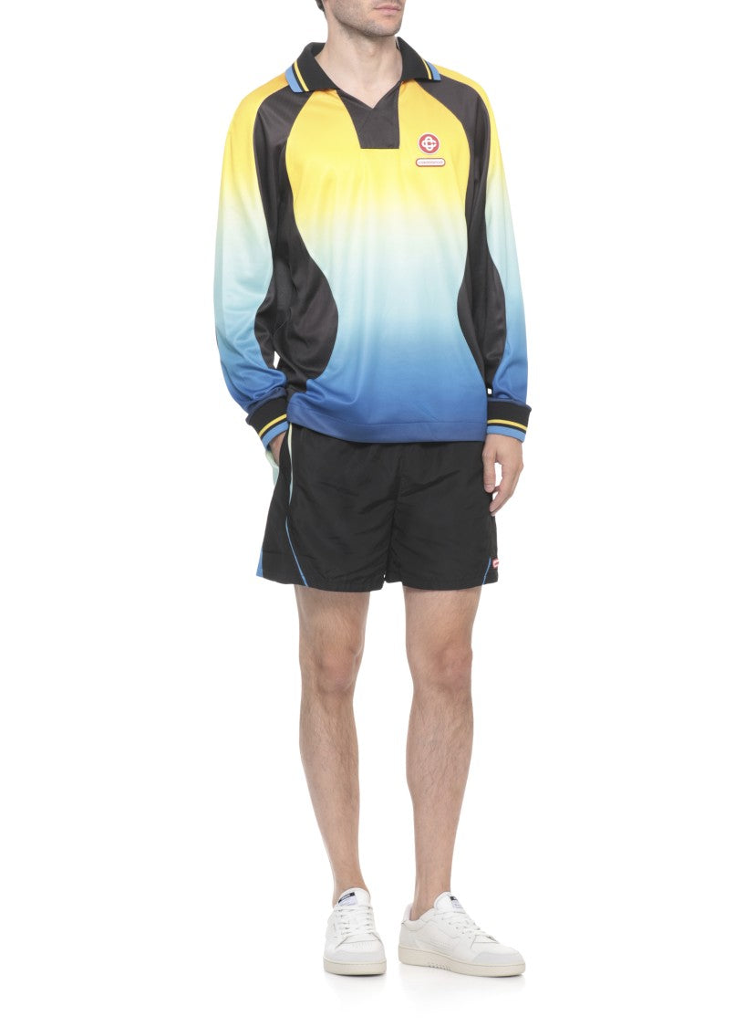 Casablanca Multicolored Gradient Pattern Activewear Jersey