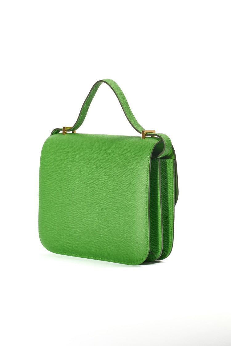 Hermès Constance 18 Mini Mirror Epsom Vert Yucca