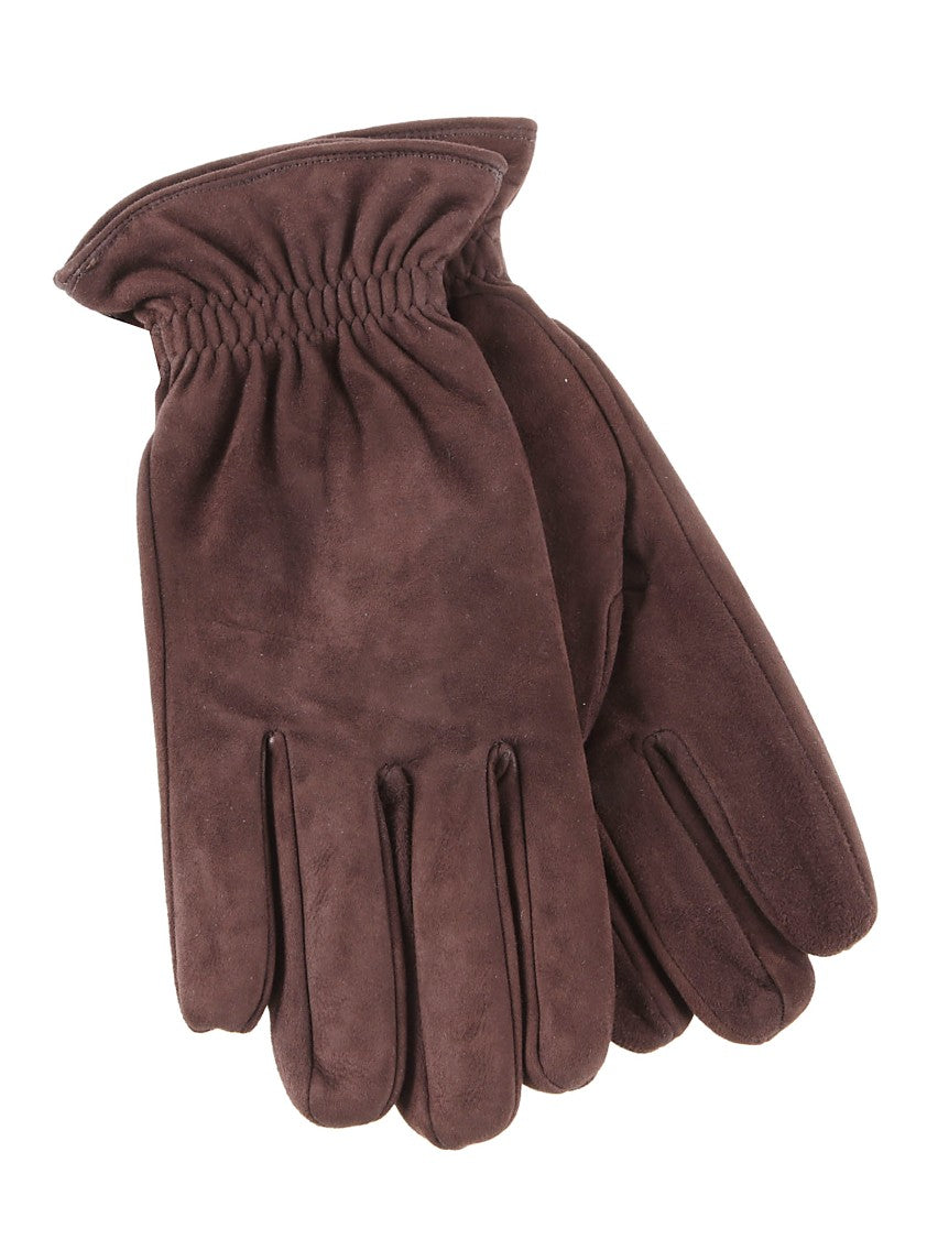 Orciani Shiver Rich Brown Lambskin Gloves
